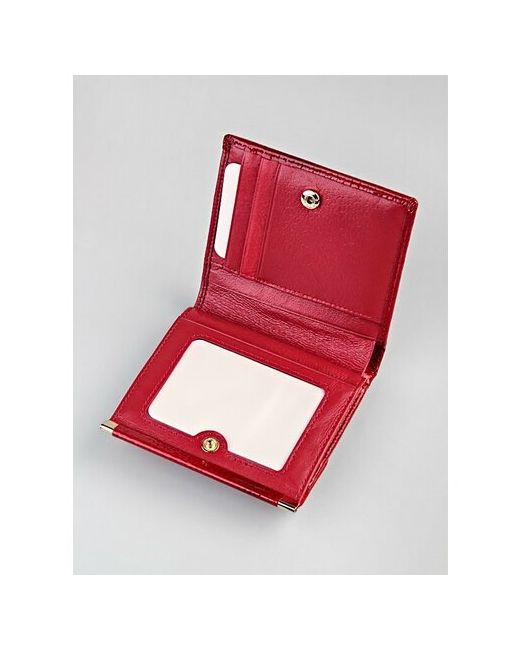 Ryzenbaks Кошелек зернистая фактура на кнопках магните 2 отделения для банкнот карт и монет потайной карман подарочная упаковка