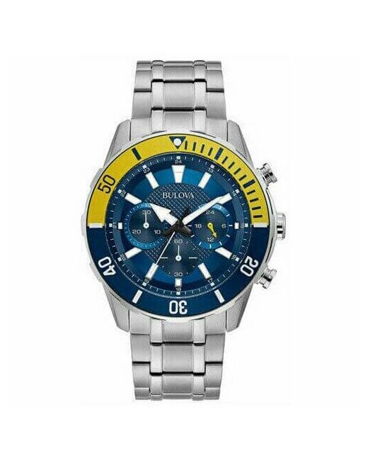 Bulova Наручные часы Часы 98A245 серебряный синий