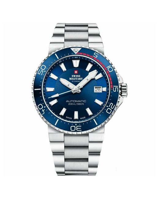 Swiss Military Наручные часы BY CHRONO Часы SMA34086.02 серебряный синий
