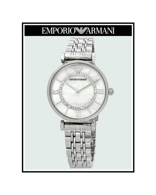 Emporio Armani Наручные часы Часы Женские Armani перламутровый циферблат серебряный