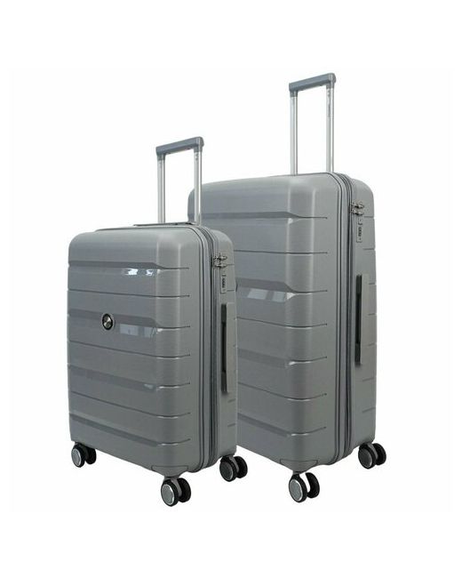 Ambassador Умный чемодан 2 шт. рифленая поверхность водонепроницаемый увеличение объема опорные ножки на боковой стенке 120 л размер