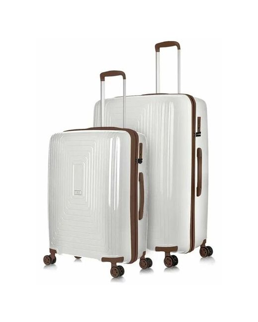 L'Case Комплект чемоданов Doha 2 шт. водонепроницаемый 136 л размер