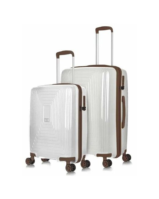 L'Case Комплект чемоданов Doha 2 шт. водонепроницаемый 92 л размер