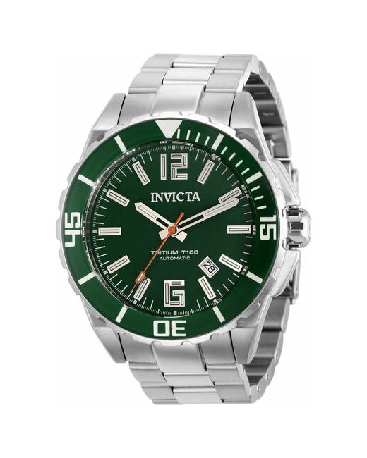 Invicta Наручные часы Часы Pro Diver 39415 Механические с Тритиевой Подсветкой серебряный зеленый
