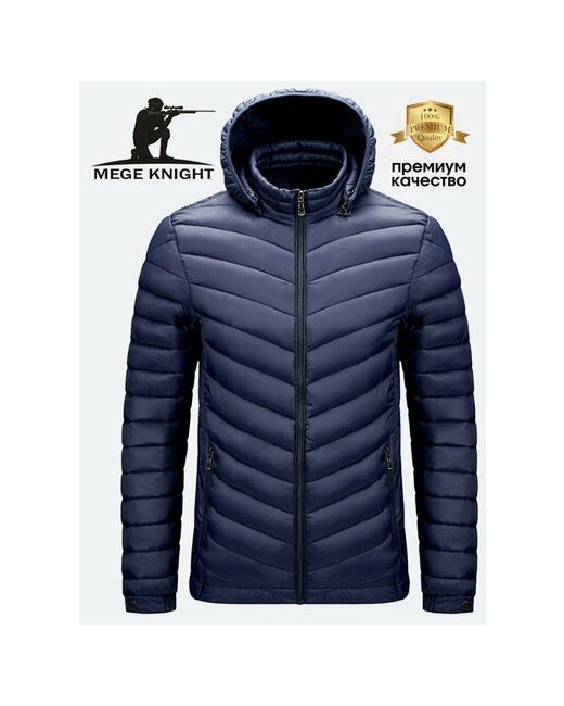 Mege Knight куртка-рубашка демисезон/зима силуэт прямой ветрозащитная съемный капюшон воздухопроницаемая внутренний карман размер