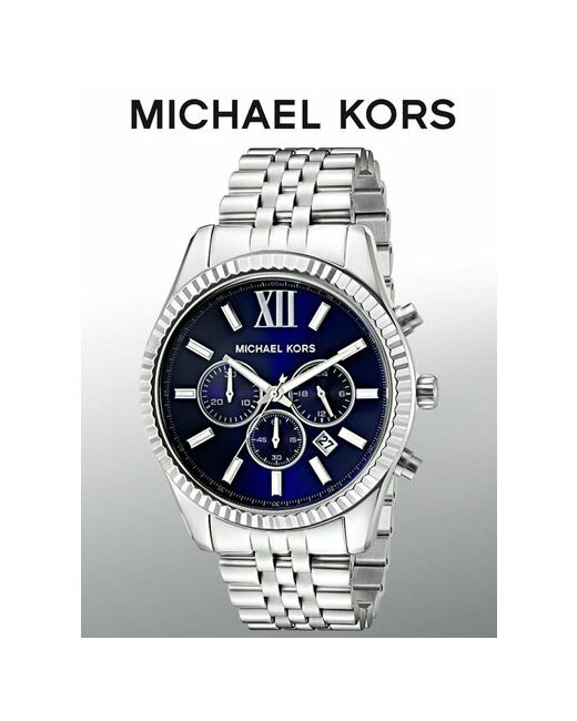 Michael Kors Наручные часы Часы серебряный синий