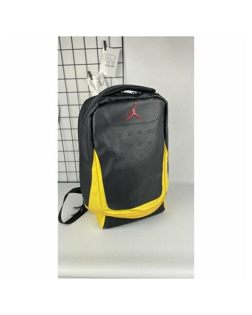 Nike Сумка-рюкзак 30х42 желтый черный