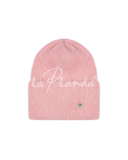 la Planda Шапка демисезон/зима ангора утепленная размер 56-58 розовый