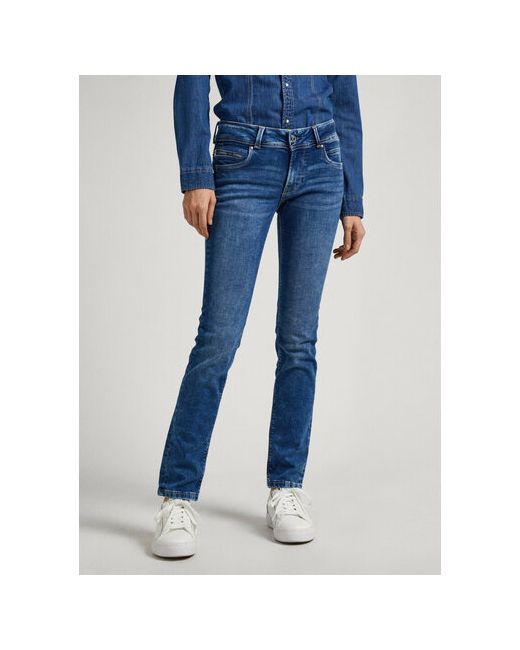 Pepe Jeans London Джинсы полуприлегающие средняя посадка стрейч размер 31/32