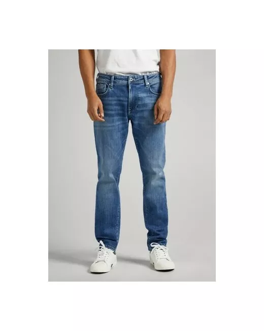 Pepe Jeans London Джинсы прямой силуэт средняя посадка стрейч размер 32/34