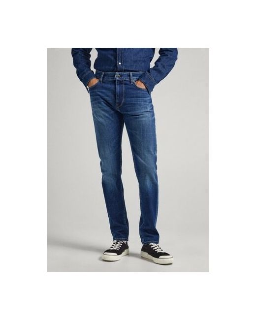 Pepe Jeans London Джинсы прямой силуэт средняя посадка размер 31/34