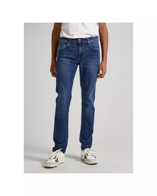Pepe Jeans London Джинсы прямой силуэт средняя посадка размер 36/34