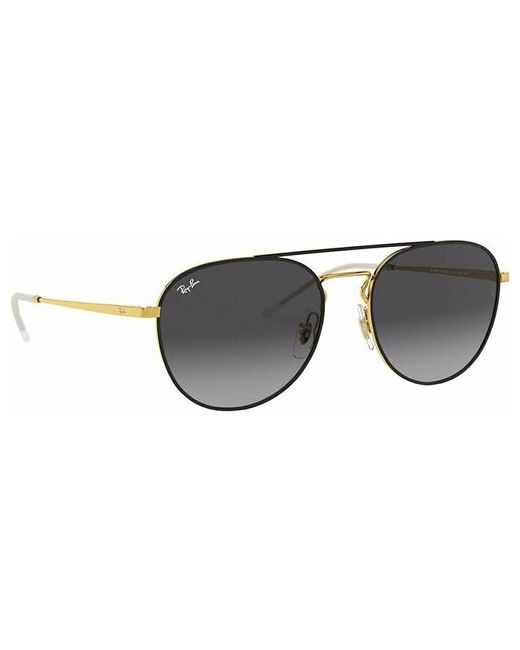 Ray-Ban Солнцезащитные очки круглые оправа складные градиентные с защитой от УФ золотой