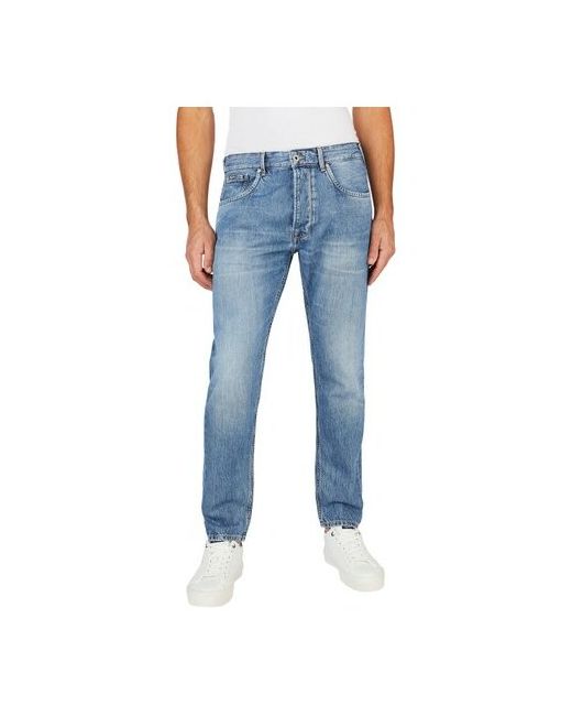 Pepe Jeans London Джинсы прямой силуэт средняя посадка размер 32/34