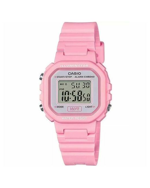 Casio Наручные часы Часы наручные Collection LA-20WH-4A1 Гарантия 2 года розовый