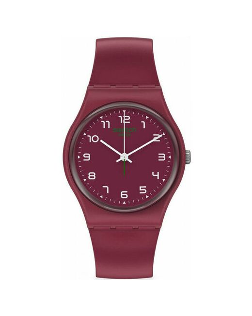 Swatch Наручные часы WAKIT so28r103. Оригинал от официального представителя. бордовый