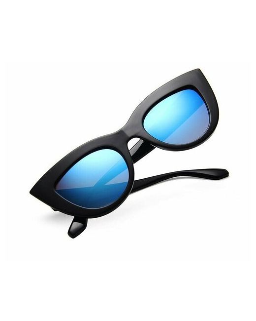 Banttax Солнцезащитные очки S00079 кошачий глаз оправа с защитой от УФ поляризационные зеркальные черный
