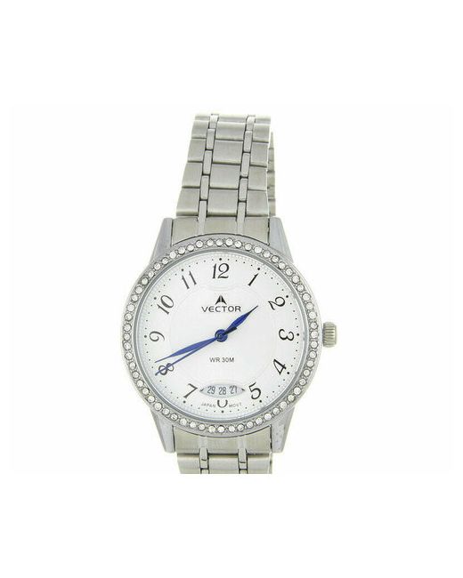Vector Наручные часы Часы VC9-012412Q белый серебряный