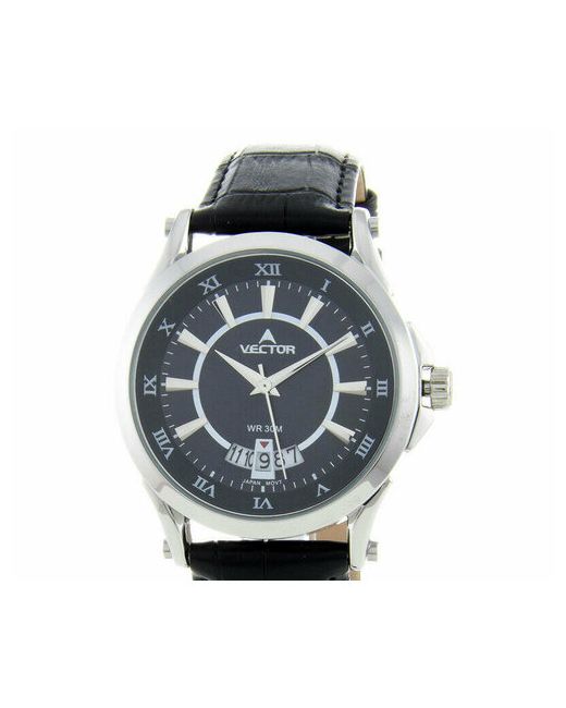 Vector Наручные часы Часы VC8-104515 черный серебряный