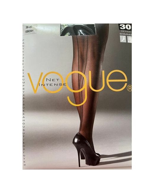 Vogue Колготки 30 den с ластовицей в сетку шортиками размер