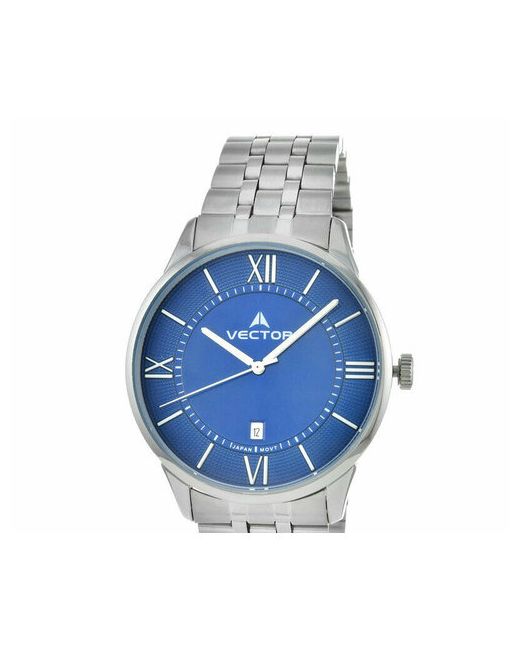 Vector Наручные часы Часы VC8-114415 синий серебряный