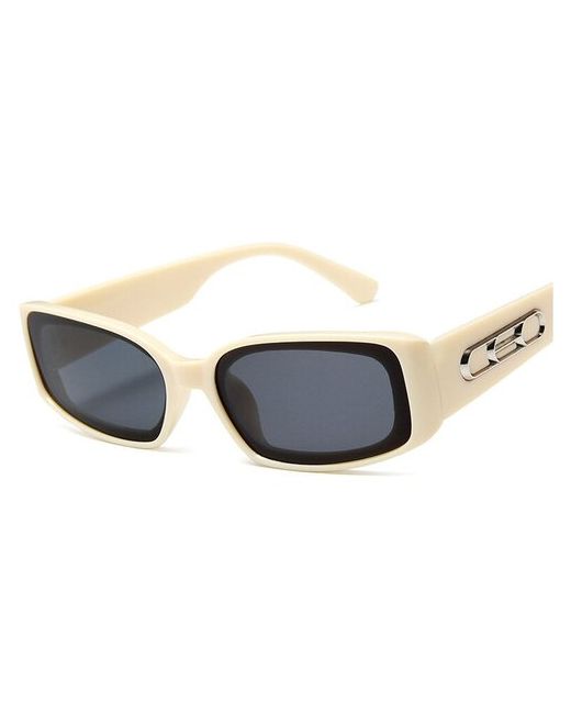 Banttax Солнцезащитные очки S00064 прямоугольные оправа с защитой от УФ поляризационные зеркальные желтый