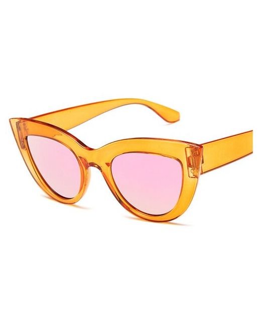 Banttax Солнцезащитные очки S00082 кошачий глаз оправа с защитой от УФ поляризационные зеркальные