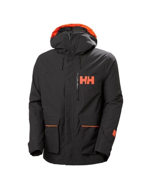 Helly Hansen Куртка средней длины силуэт свободный мембранная утепленная несъемный капюшон внутренние карманы водонепроницаемая подкладка герметичные швы регулируемый регулируемые манжеты размер