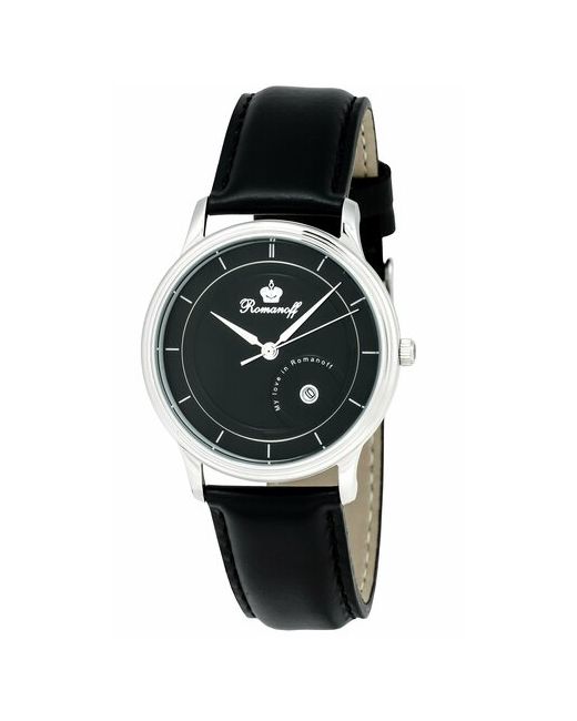 Romanoff Наручные часы Часы наручные 10071G3BL серебряный черный