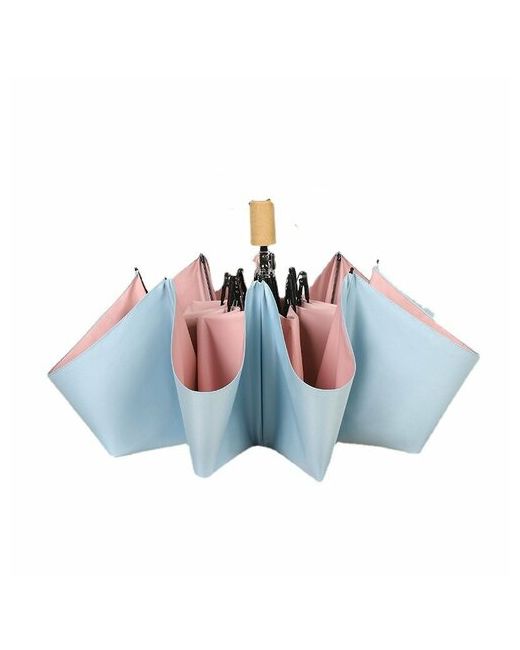 Wasabi Trend Зонт механика 3 сложения купол 99 см. 8 спиц чехол в комплекте для розовый