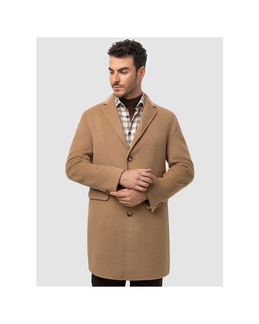 Kanzler Пальто демисезонное шерсть средней длины без капюшона внутренний карман съемная подкладка карманы утепленное размер 54
