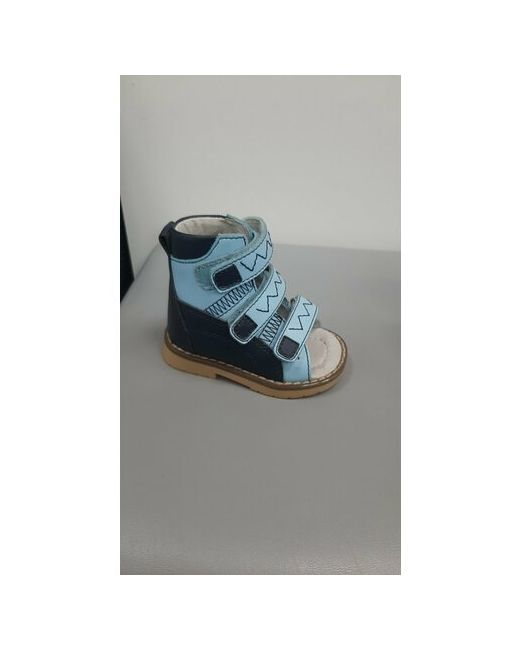 Орто-Обувь Сандалии натуральная кожа ортопедические размер 19 синий
