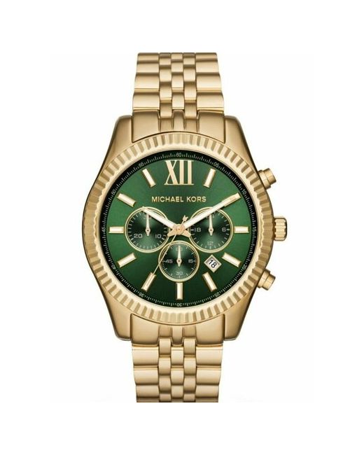 Michael Kors Наручные часы Оригинальные наручные MK8446 зеленый золотой
