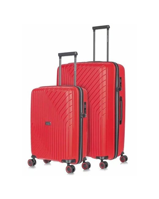 L'Case Комплект чемоданов Madrid 2 шт. водонепроницаемый 125 л размер