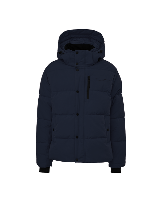 s.Oliver куртка демисезон/зима силуэт прямой капюшон карманы манжеты размер синий