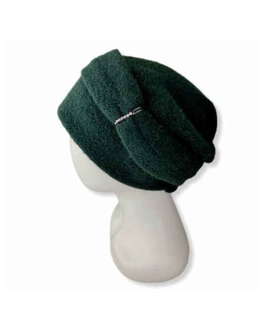 FEDOR accessories Чалма кубанка демисезон/зима шерсть подкладка размер 56/59 зеленый