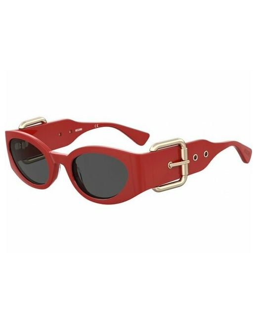 Moschino Солнцезащитные очки овальные оправа для