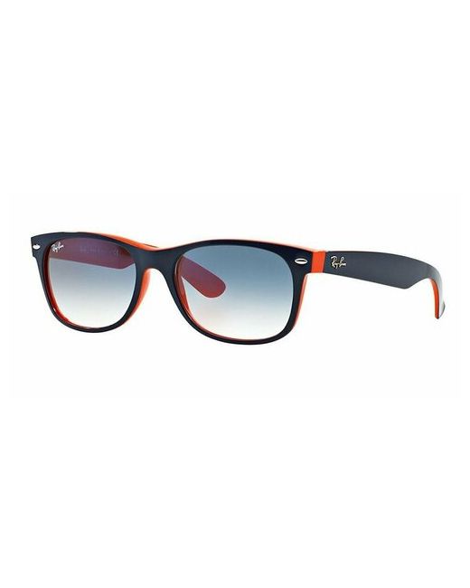 Ray-Ban Солнцезащитные очки прямоугольные оправа пластик градиентные с защитой от УФ синий