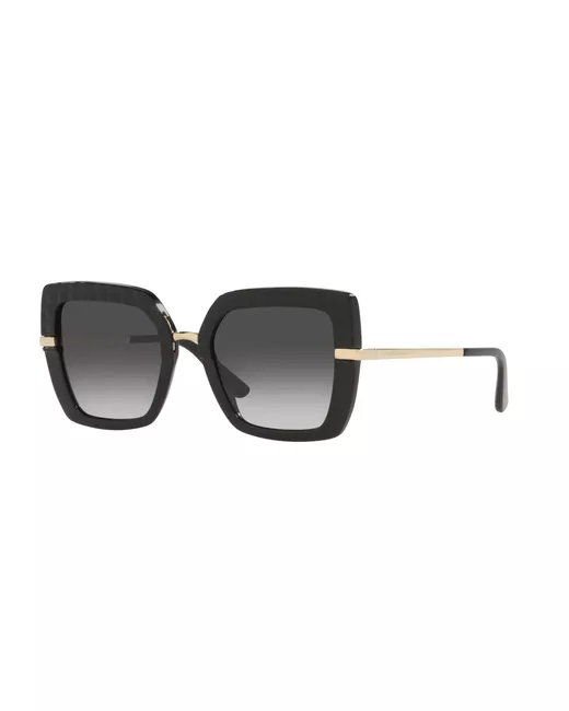 Dolce & Gabbana Солнцезащитные очки квадратные оправа градиентные с защитой от УФ для