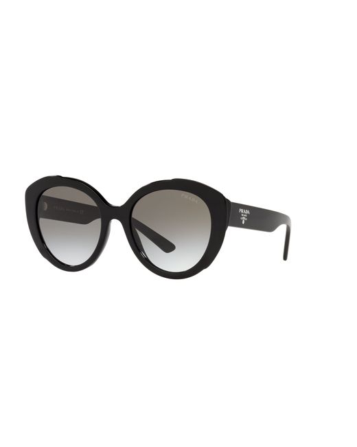 Prada Солнцезащитные очки овальные оправа с защитой от УФ градиентные для