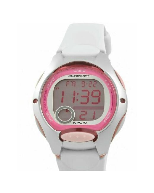 Casio Наручные часы LW-200-7A белый розовый