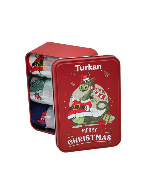 Turkan Носки унисекс 3 пары высокие на Новый год размер