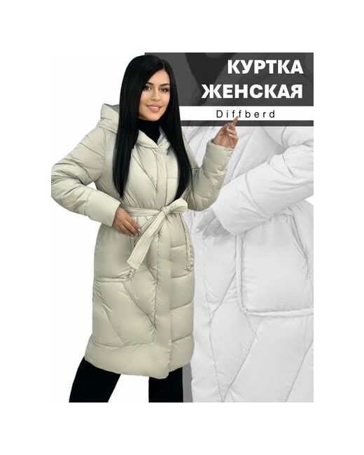 Diffberd куртка зимняя силуэт полуприлегающий карманы размер 50