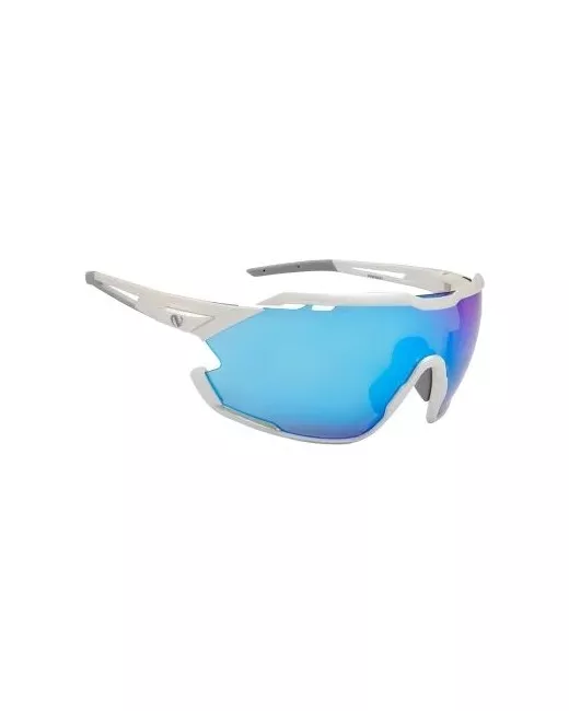 Northug Солнцезащитные очки узкие спортивные ударопрочные зеркальные с защитой от УФ синий