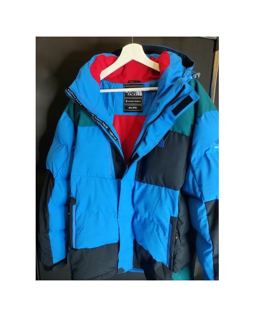 Tnf куртка демисезон/зима силуэт свободный размер 2XL синий зеленый