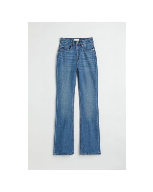 H & M Джинсы клеш Flared High Jeans полуприлегающие завышенная посадка стрейч размер 46