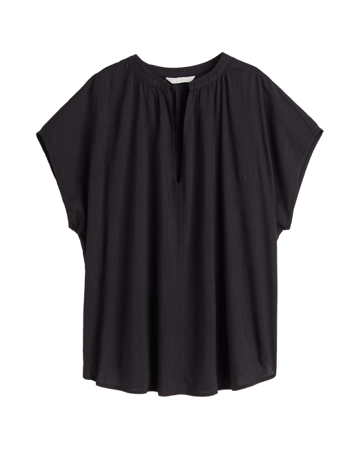 H & M Блуза короткий рукав однотонная размер