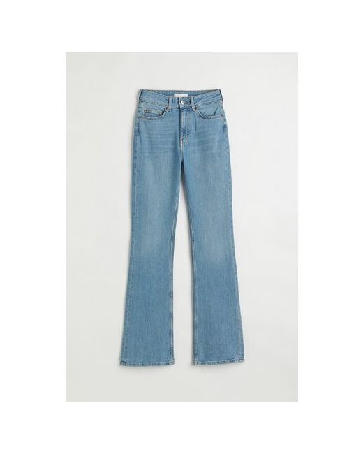 H & M Джинсы клеш Flared High Jeans полуприлегающие завышенная посадка стрейч размер 34