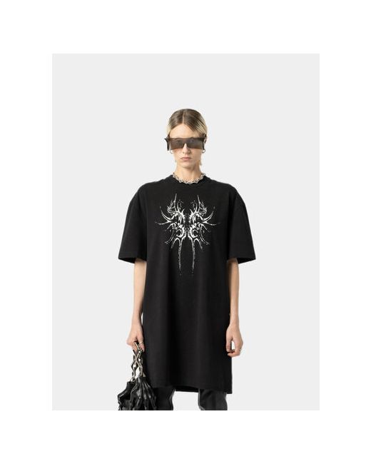 Han Kjobenhavn Платье-футболка прямой силуэт до колена размер