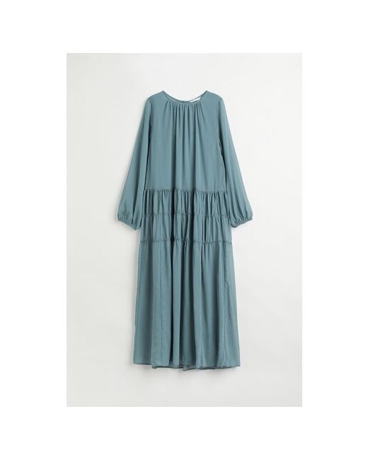 H & M Платье повседневное прямой силуэт миди подкладка размер